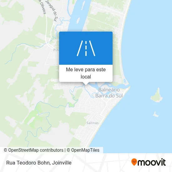 Rua Teodoro Bohn mapa