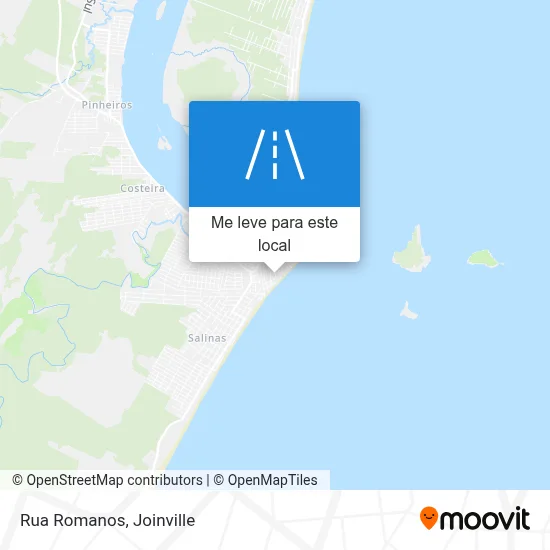 Rua Romanos mapa