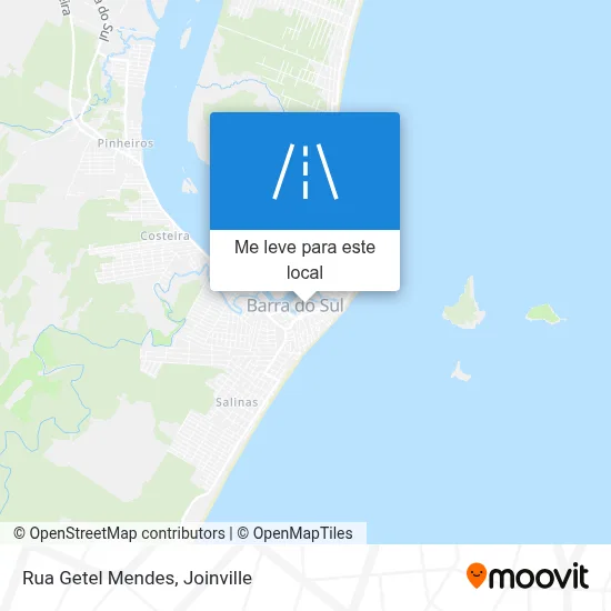 Rua Getel Mendes mapa