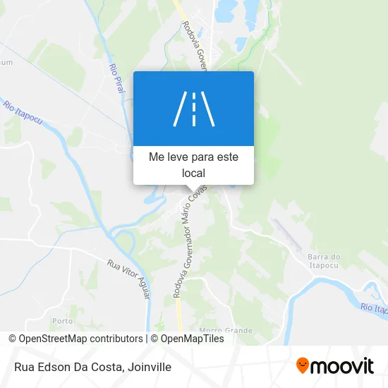 Rua Edson Da Costa mapa