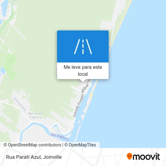 Rua Parati Azul mapa