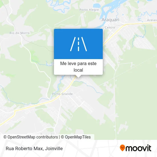 Rua Roberto Max mapa