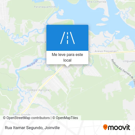 Rua Itamar Segundo mapa