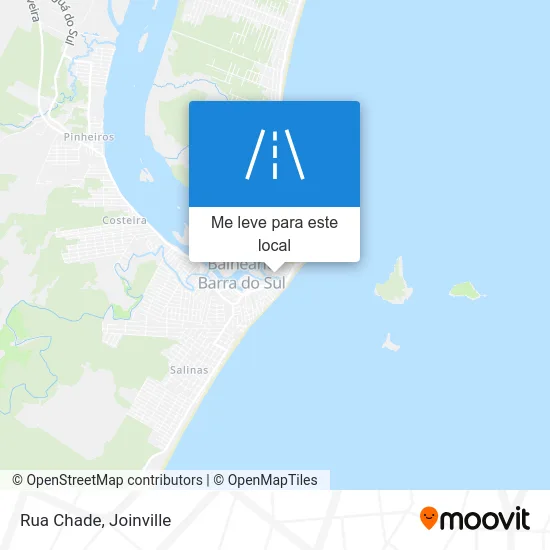 Rua Chade mapa