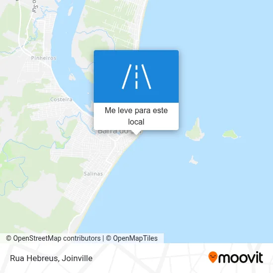 Rua Hebreus mapa