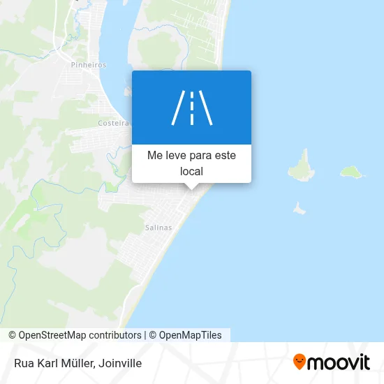 Rua Karl Müller mapa