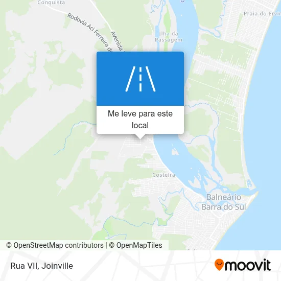 Rua VII mapa