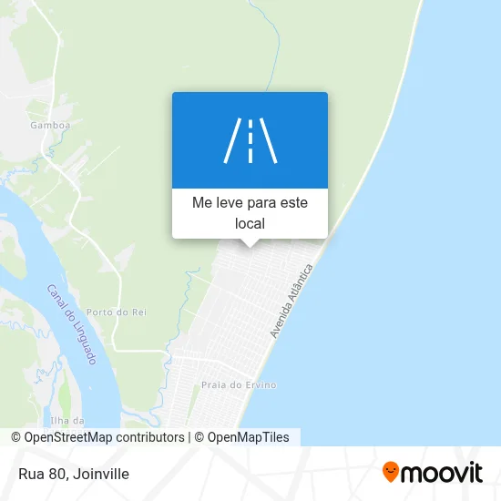Rua 80 mapa