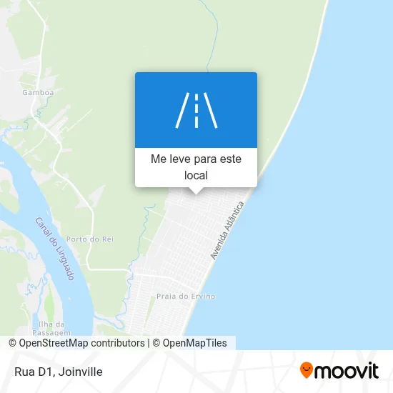 Rua D1 mapa