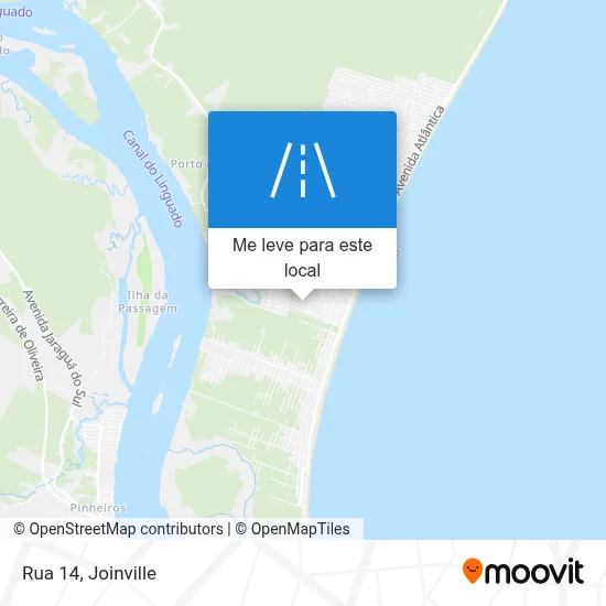 Rua 14 mapa