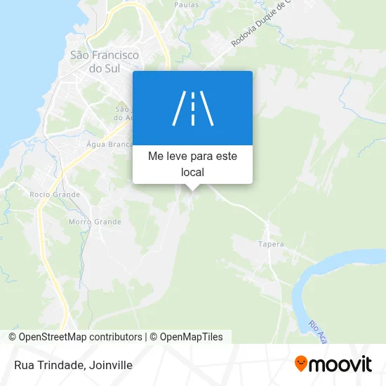 Rua Trindade mapa