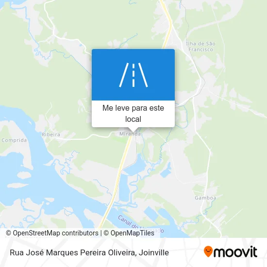 Rua José Marques Pereira Oliveira mapa