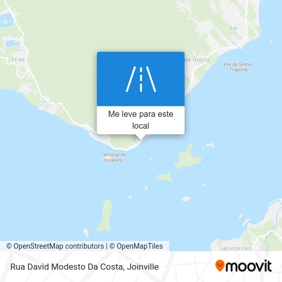 Rua David Modesto Da Costa mapa
