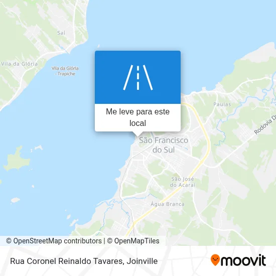 Rua Coronel Reinaldo Tavares mapa