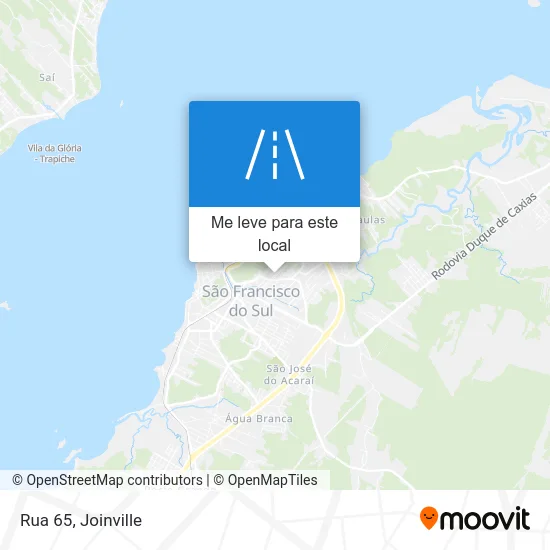 Rua 65 mapa