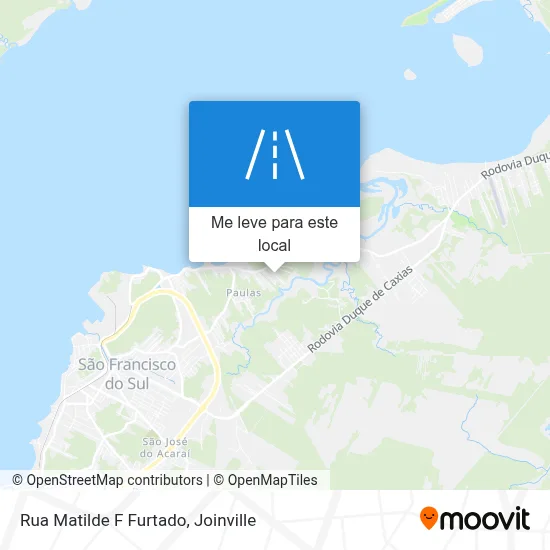Rua Matilde F Furtado mapa