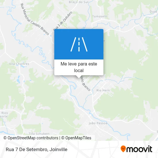 Rua 7 De Setembro mapa