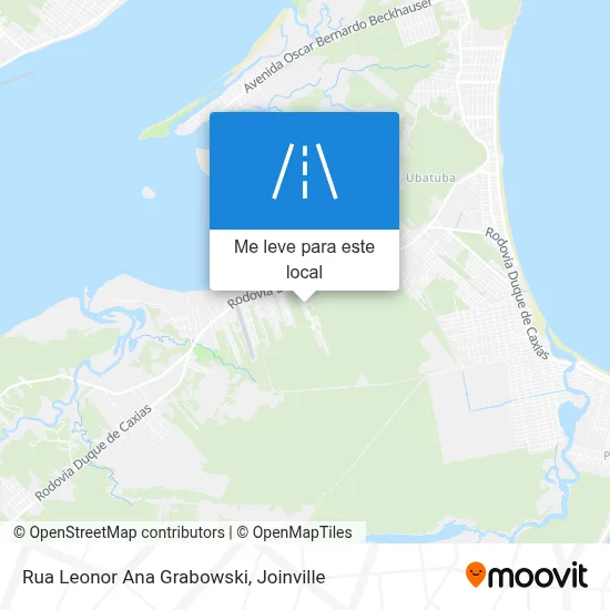 Rua Leonor Ana Grabowski mapa