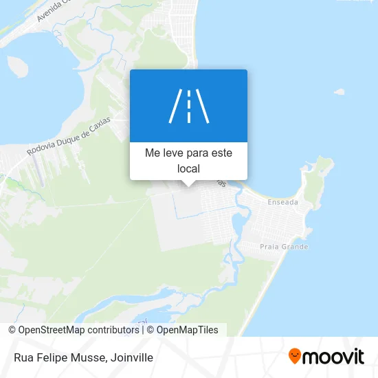 Rua Felipe Musse mapa