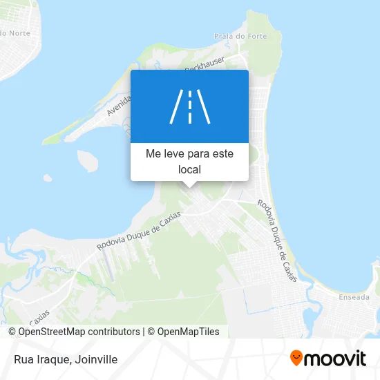 Rua Iraque mapa