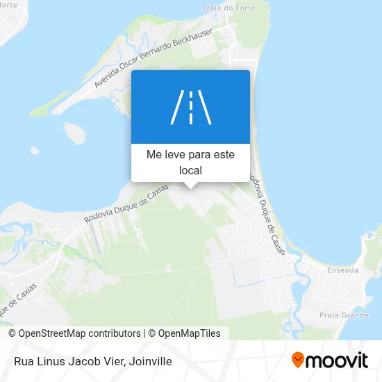 Rua Linus Jacob Vier mapa