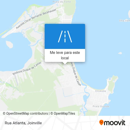 Rua Atlanta mapa