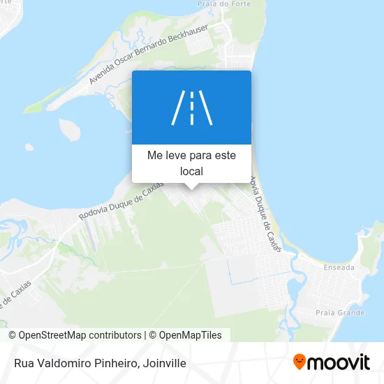 Rua Valdomiro Pinheiro mapa