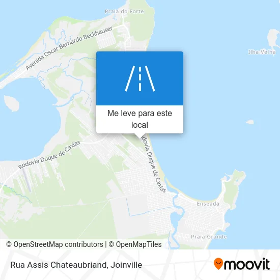 Rua Assis Chateaubriand mapa