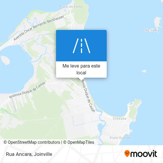 Rua Ancara mapa