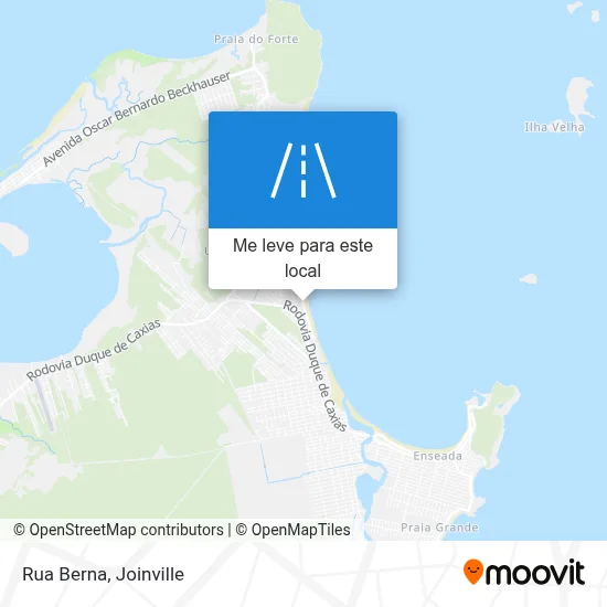 Rua Berna mapa