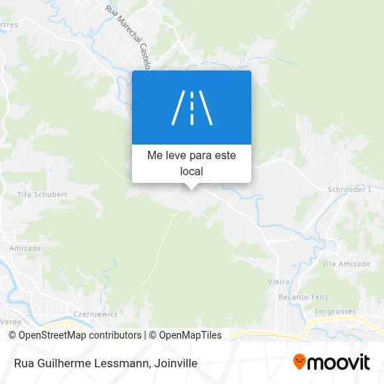 Rua Guilherme Lessmann mapa