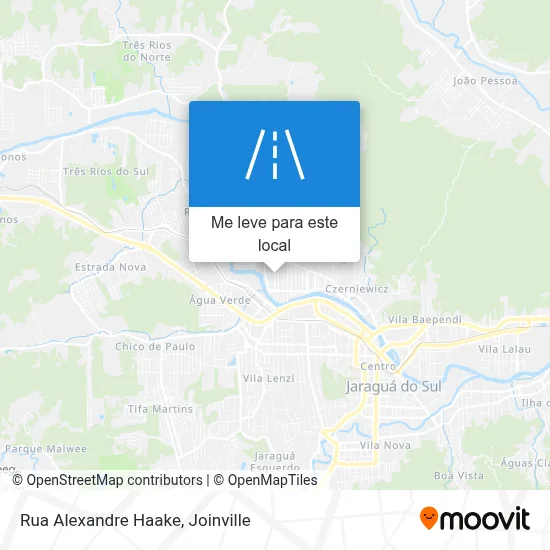 Rua Alexandre Haake mapa