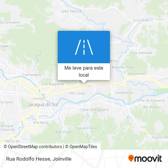 Rua Rodolfo Hesse mapa