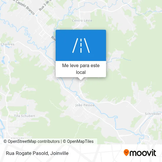 Rua Rogate Pasold mapa