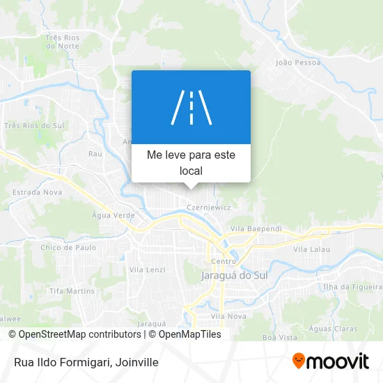 Rua Ildo Formigari mapa