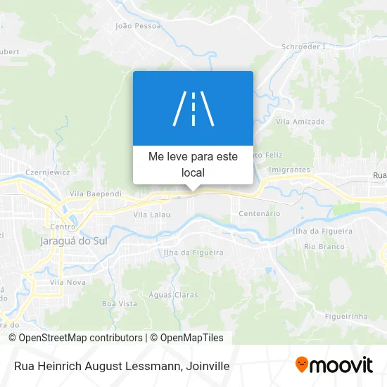Rua Heinrich August Lessmann mapa