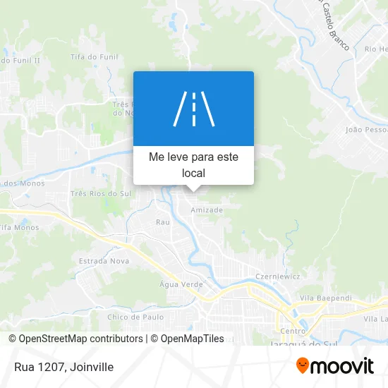 Rua 1207 mapa
