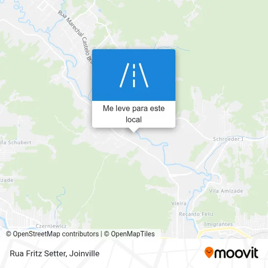 Rua Fritz Setter mapa