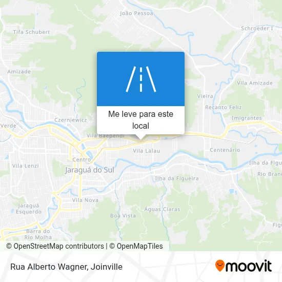 Rua Alberto Wagner mapa