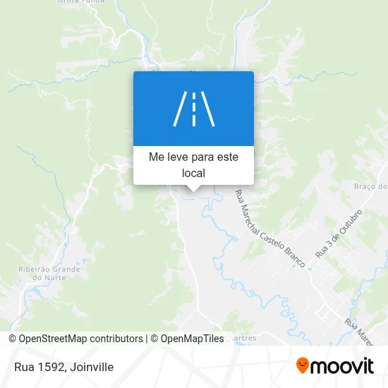 Rua 1592 mapa