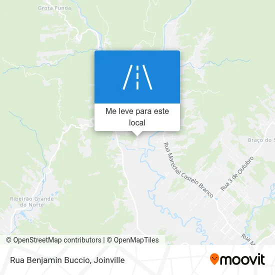 Rua Benjamin Buccio mapa