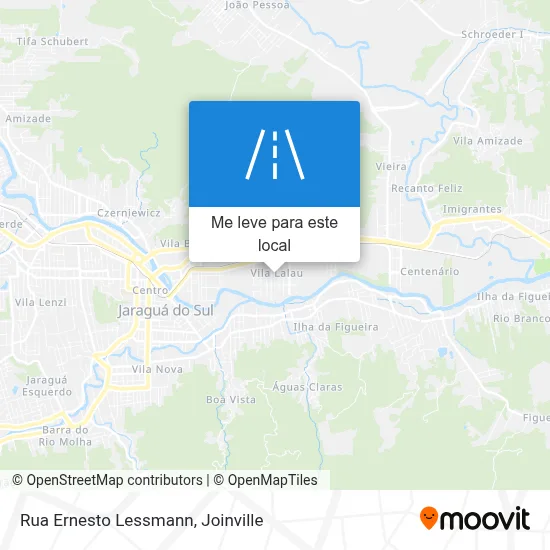 Rua Ernesto Lessmann mapa