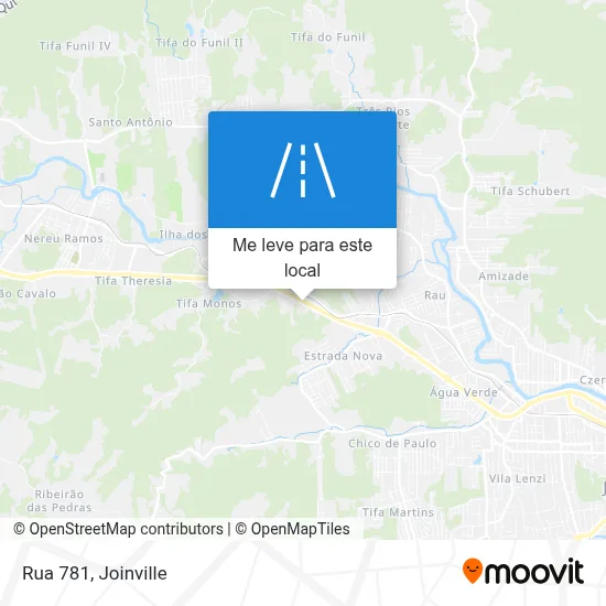 Rua 781 mapa