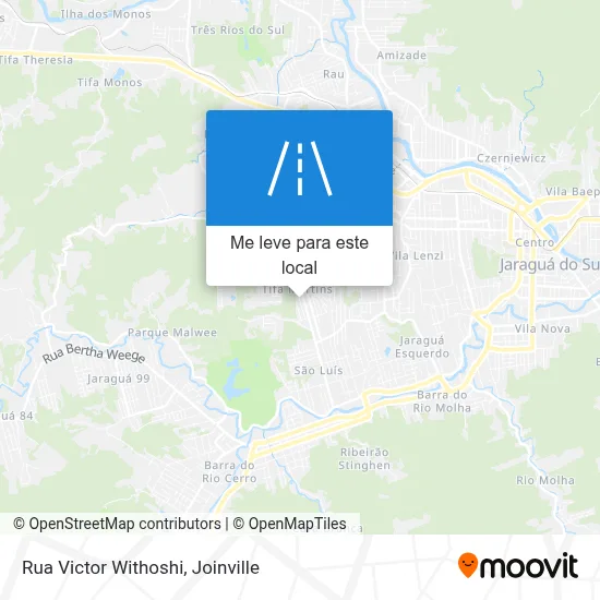 Rua Victor Withoshi mapa