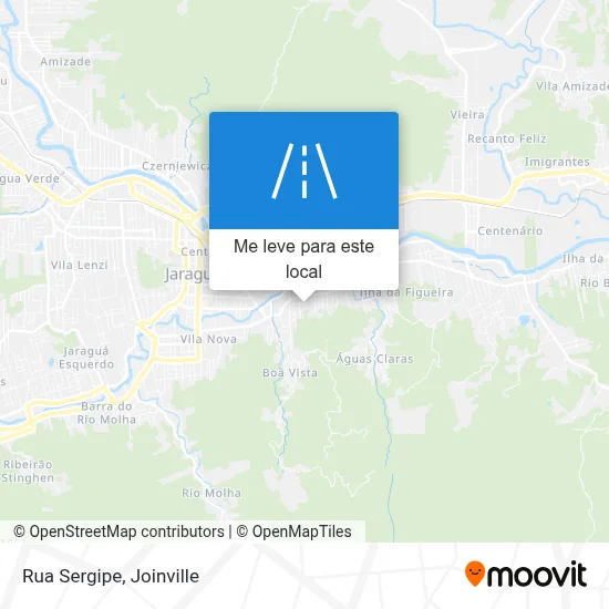 Rua Sergipe mapa