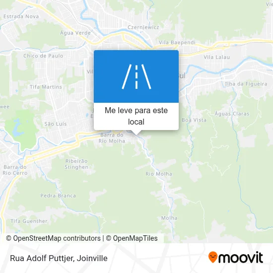 Rua Adolf Puttjer mapa