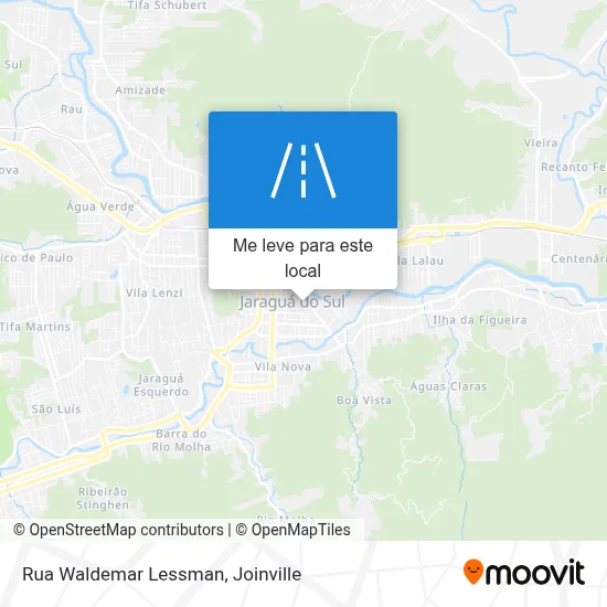 Rua Waldemar Lessman mapa