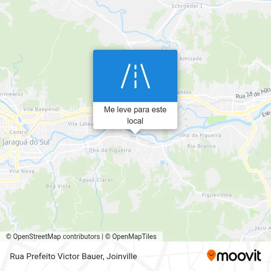 Rua Prefeito Victor Bauer mapa