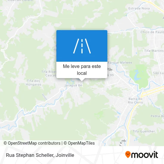 Rua Stephan Scheller mapa