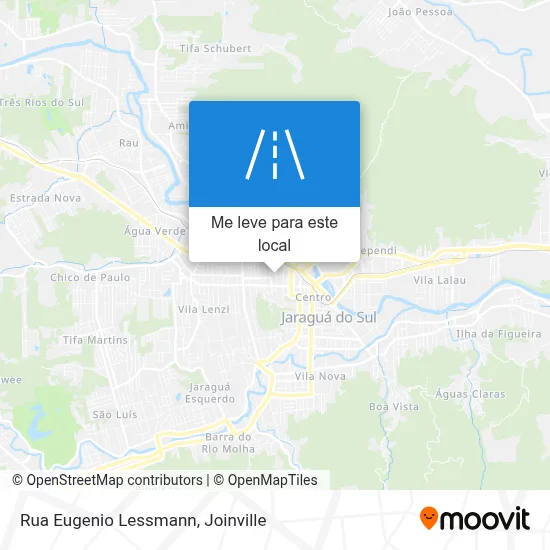 Rua Eugenio Lessmann mapa